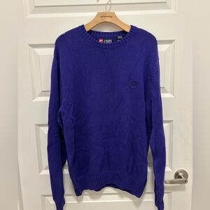 Chaps Men's Bold Purple Crewneck Sweater XL